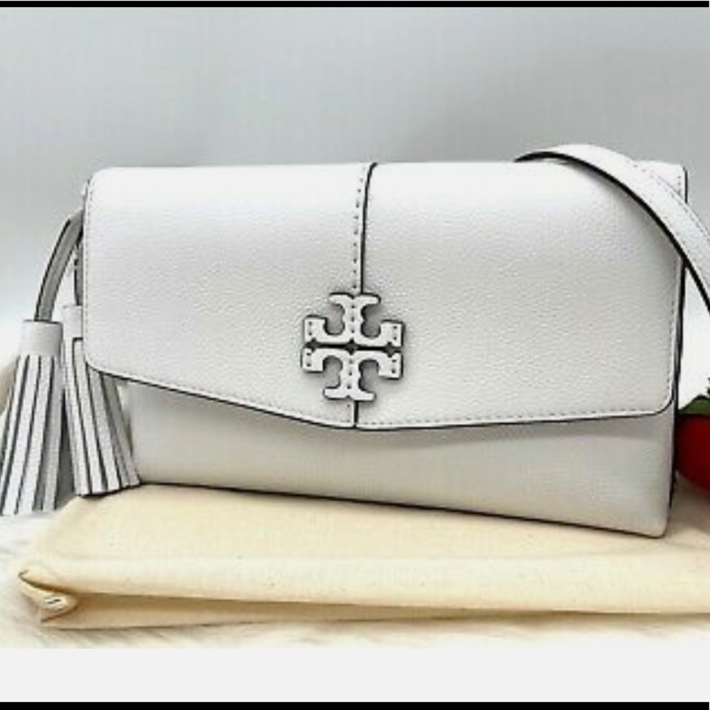 Tory Burch McGraw Front-Flap Tasseled Cross-Body